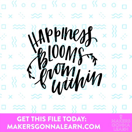 Happiness Blooms From Within