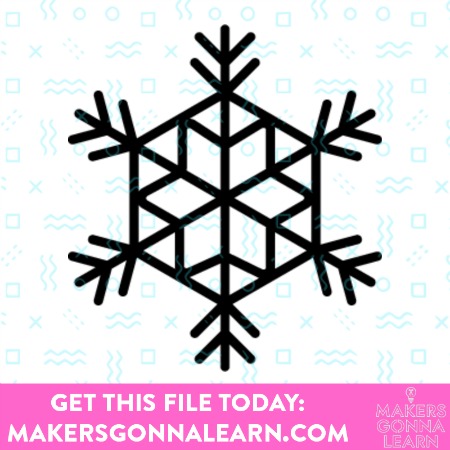 Snowflake  SVG Cut file