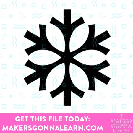 Svg Snowflake perfect for the holidays