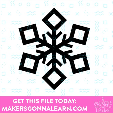  SVG Cut file Snowflake