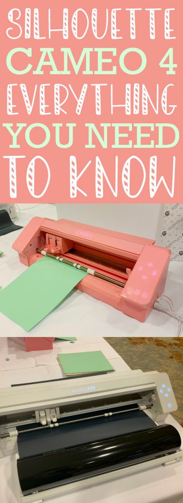 Silhouette Cameo 4 Vinyl Cutting Machine, Pink