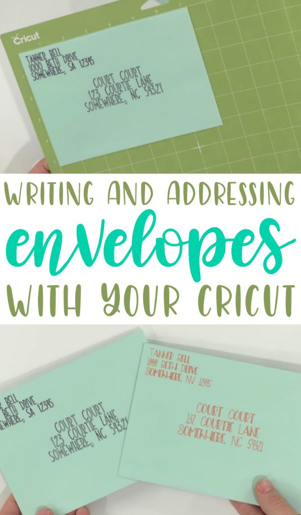 Writing And Addressing Envelopes With Your Cricut