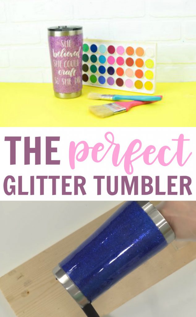 Glitter Tumbler Tutorial - Epoxy + Loctite Method - Full Process Start to  Finish! 