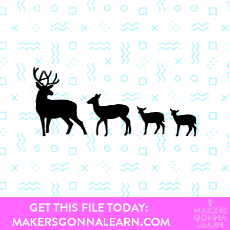 Free Free 307 Deer Family Svg SVG PNG EPS DXF File