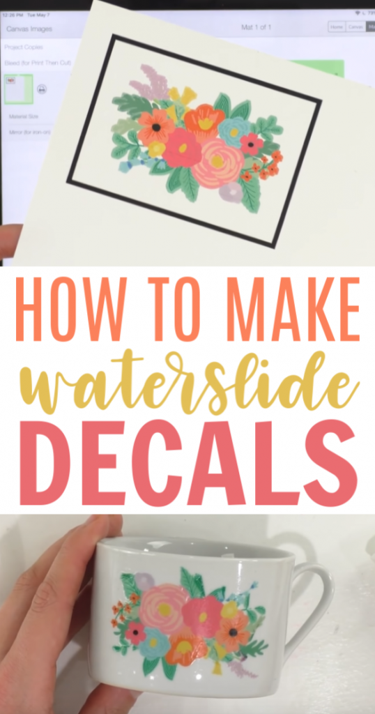 how to make waterslide decals