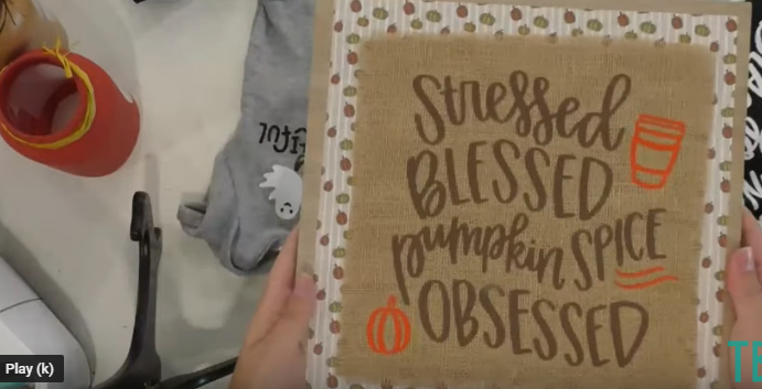 Stressed Blessed Pumpkin Spice Obsessed Cut File From Makers Gonna Learn