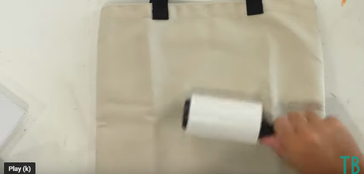 Use A Lint Roller On Your Fabric Before Using Cricut Infusible Ink