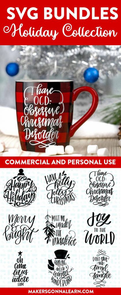 Makers Gonna Learn's Christmas Collection SVG Bundle! 