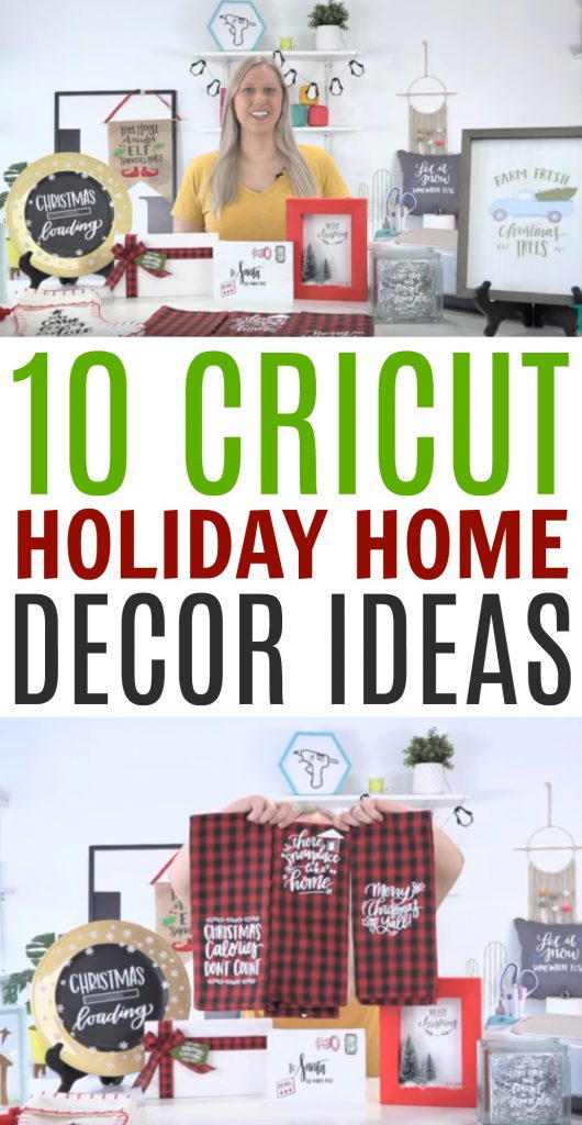 10 Cricut Holiday Home Decor Ideas Makers Gonna Learn