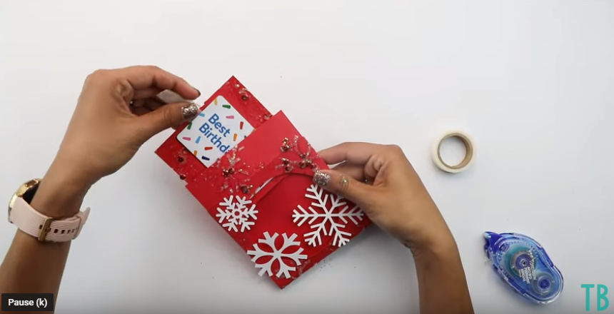 A Beautiful Way To Present A Gift Card