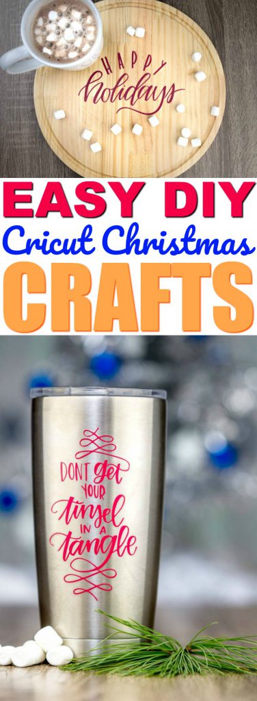 Easy Diy Cricut Christmas Crafts