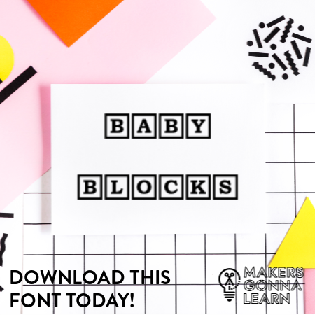 monthly baby blocks