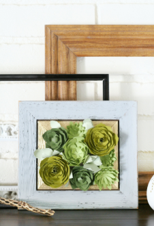 Framed Paper Succulents