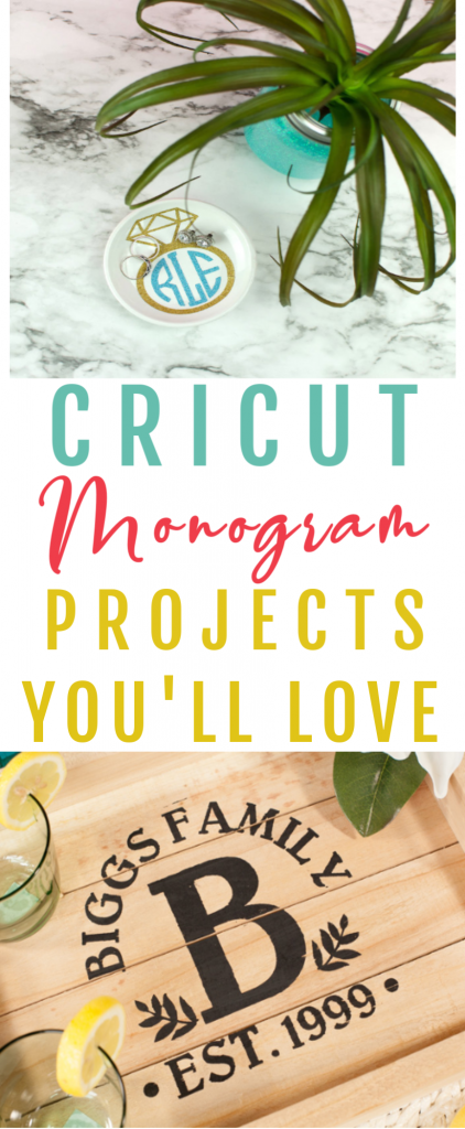Cricut Monogram Projects Youll Love
