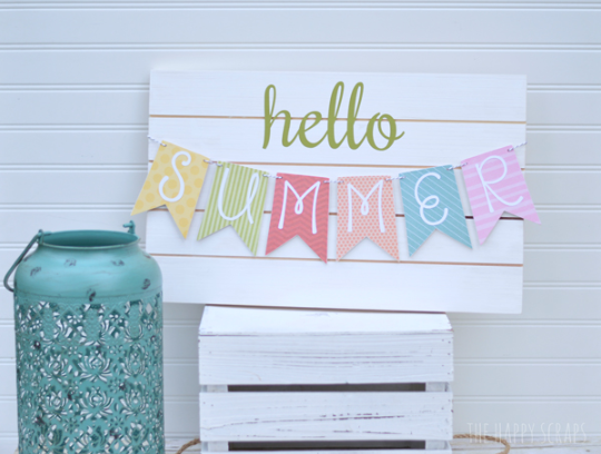 Paper Fans for Easy Summer Living with Cricut - PMQ For Two