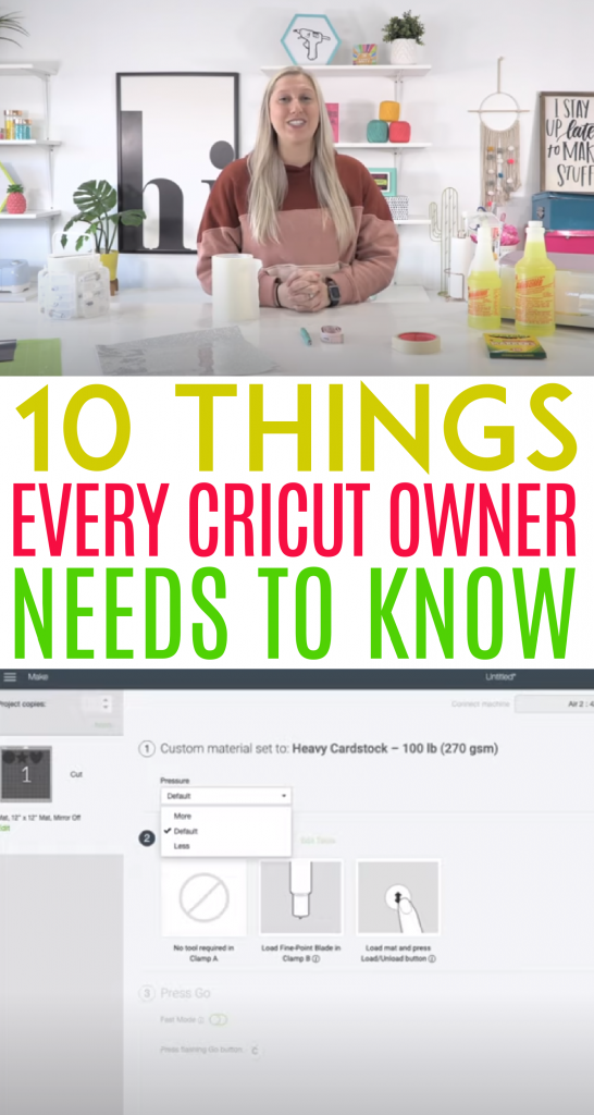 10 Things Every Cricut Owner Needs To Know Copy