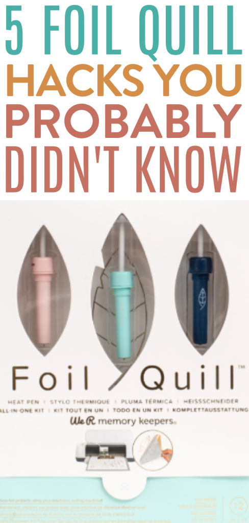 5 Materials You Didn't Know You Could Use With Your Foil Quill - Makers  Gonna Learn