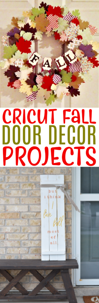 Cricut Fall Door Decor Projects - Makers Gonna Learn