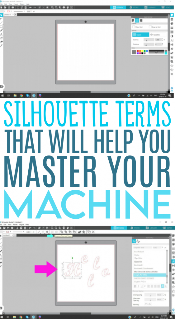 Silhouette Terms That Will Help You Master Your Machine