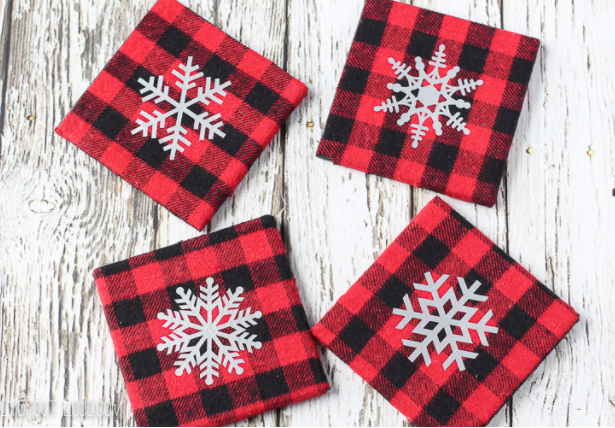 DIY Buffalo Plaid Gift Set (with Cricut Cut Files) - Mom Endeavors