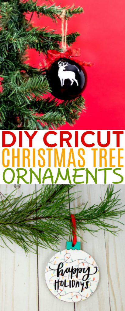 Diy Cricut Christmas Tree Ornaments