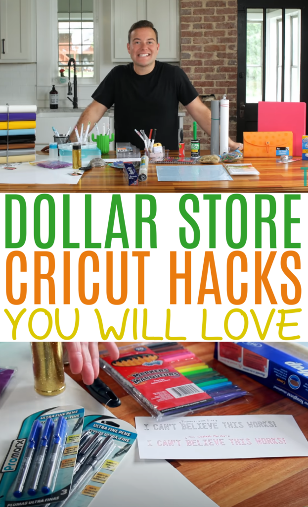 DIY Dollar Tree Vinyl Roll Cricut Holder Hack 