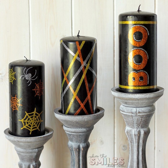 Halloween Candles Square
