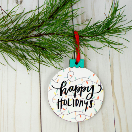 DIY Cricut Christmas Tree Ornaments - Makers Gonna Learn