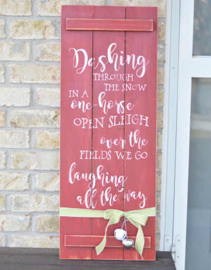 Christmas Front Porch Sign