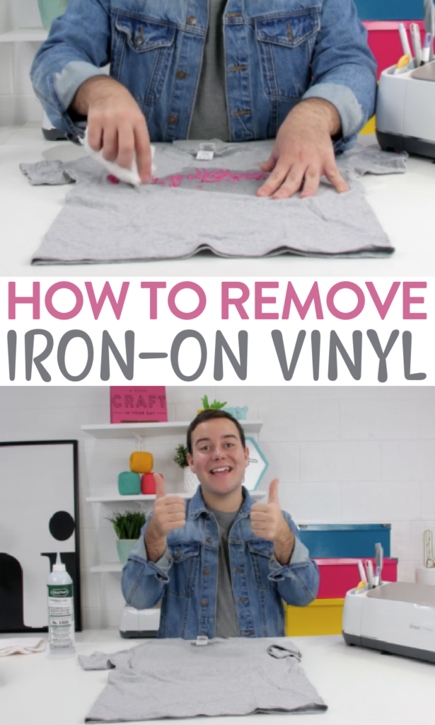 HOW TO REMOVE IRON-ON VINYL - Makers Gonna Learn