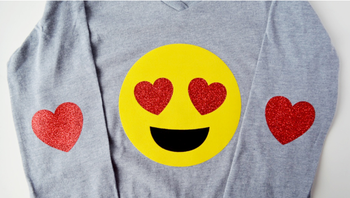 Diy Heart Eyes Emoji Shirt