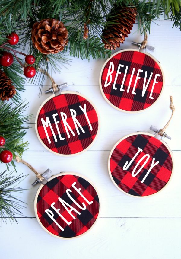 Free Printable Buffalo Plaid Christmas Decor - The Navage Patch