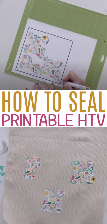 How To Seal Printable HTV - Makers Gonna Learn