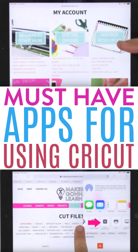 Must Have Apps For Using Cricut Design Space