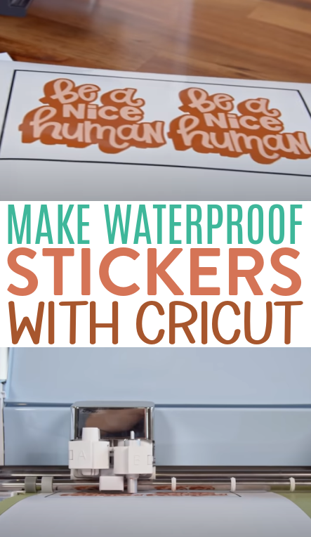 Make Waterproof Stickers with Cricut - Makers Gonna Learn
