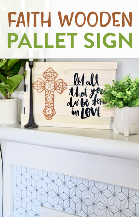 Faith Wooden Pallet Sign
