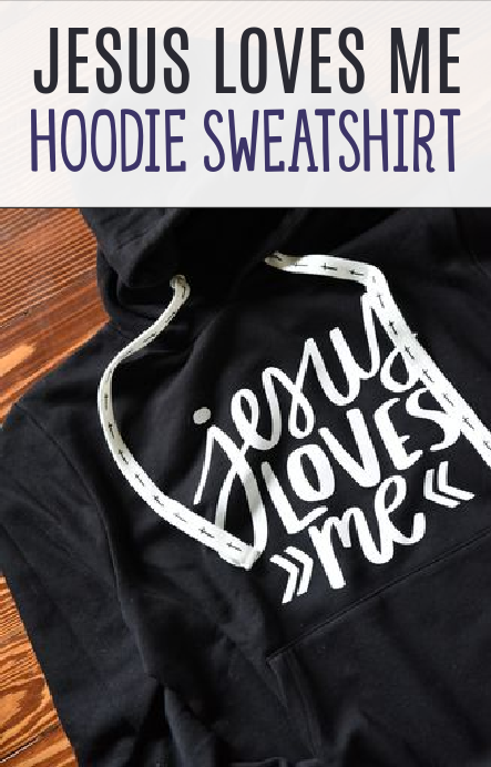 Jesus Loves Me Hoodie Sweatshirt