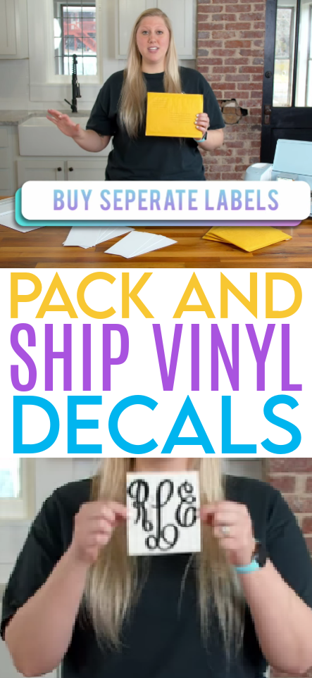 Pack And Ship Vinyl Decals