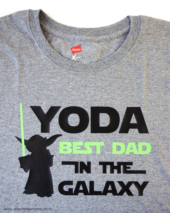 Yoda Best Dad in the Galaxy t-shirt