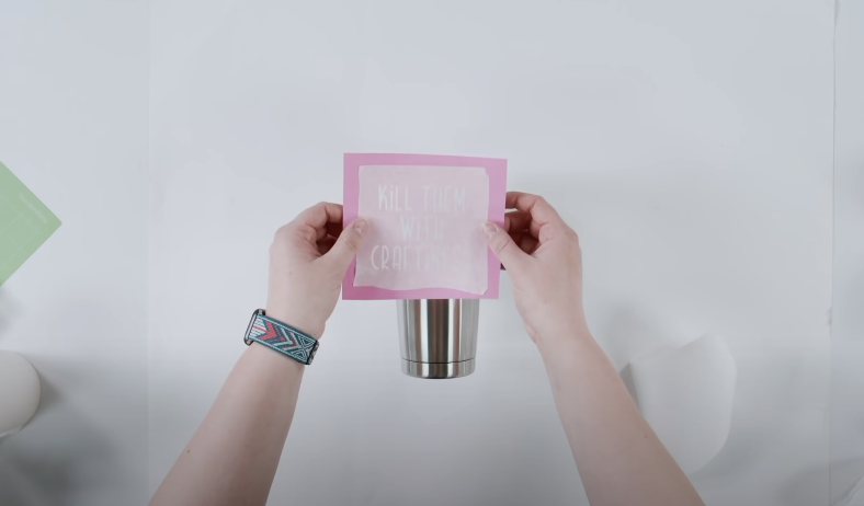 Place Your Design Onto The Tumbler