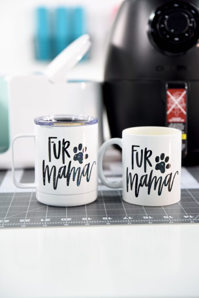 using an air fryer for sublimation on mugs compared to using a cricut mug press 