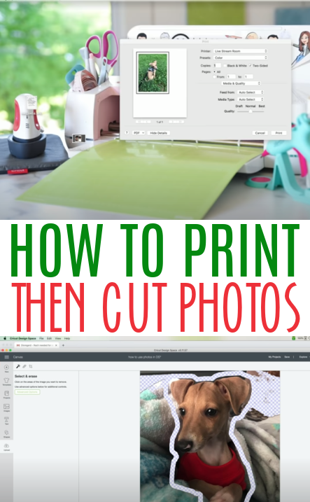 How To Print Then Cut Photos