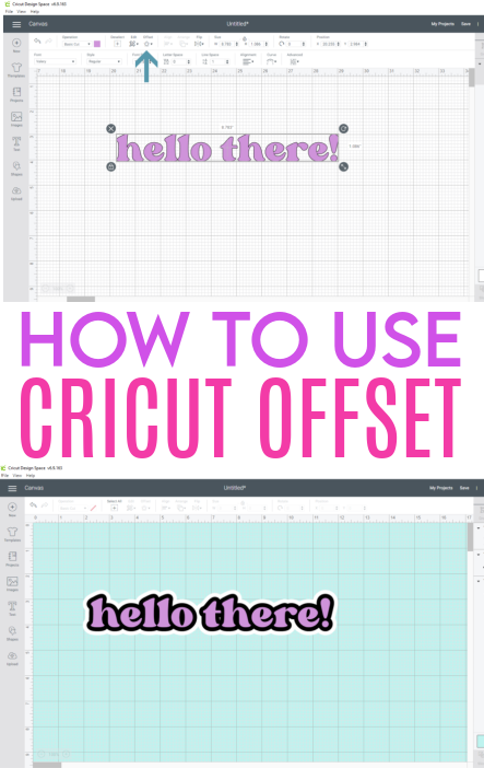 How To Use Cricut Offset