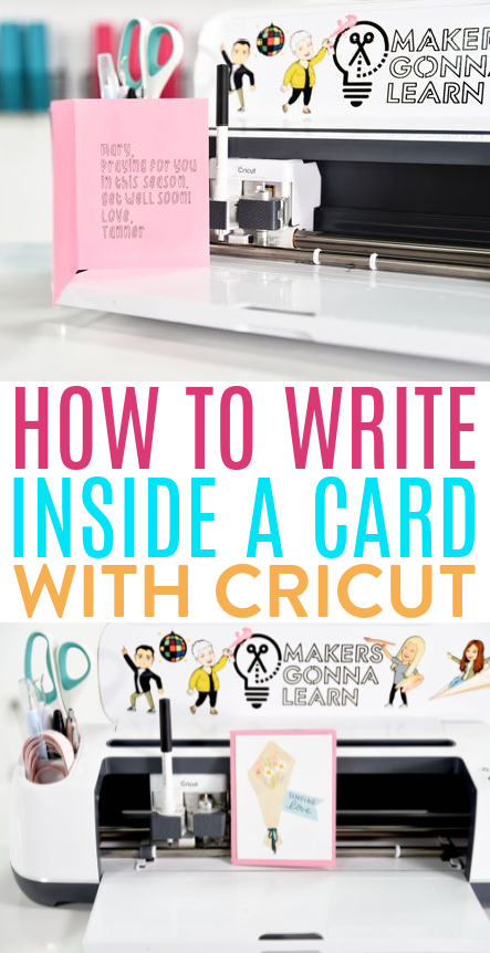 How To Write Inside A Card With Cricut