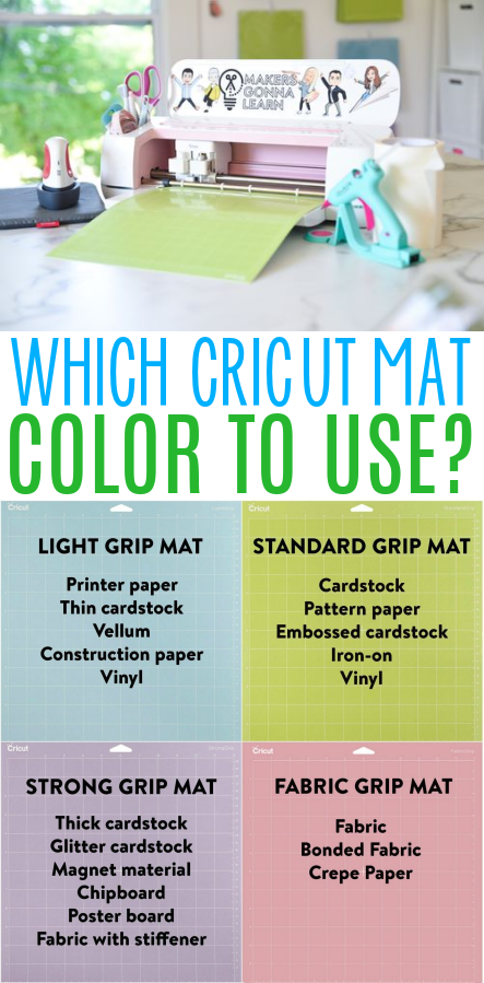 Which Cricut Mat Color To Use 