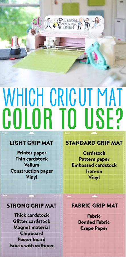 Cricut Mats Types and Differences - Cricut Coaching and Crafting