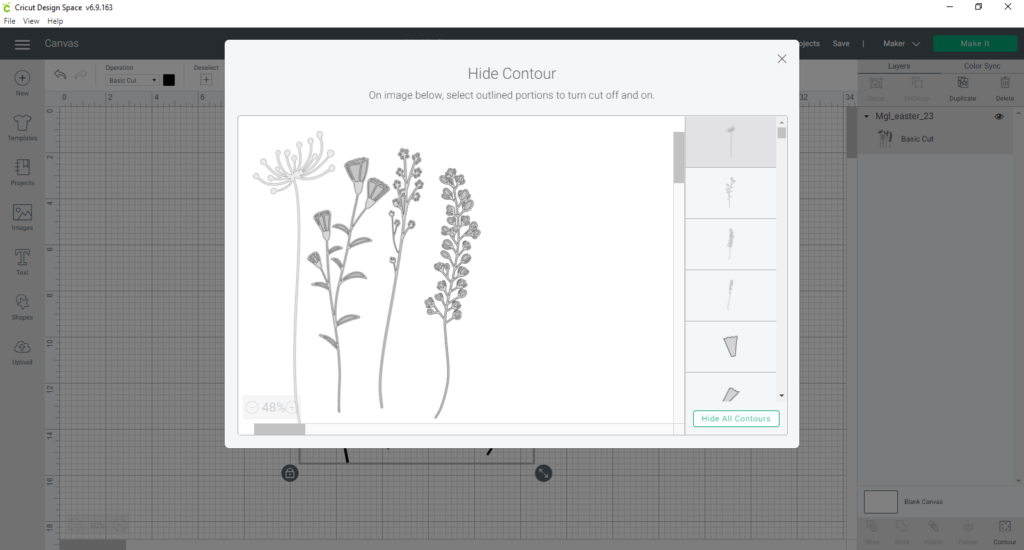 How to Slice and Contour in Cricut Design Space Makers Gonna Learn