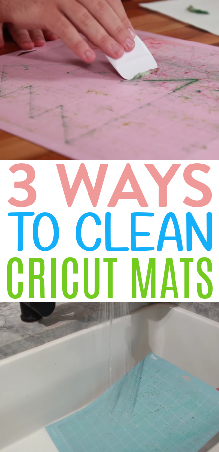 Cleaning Cricut Fabric Pink Mat Tutorial 