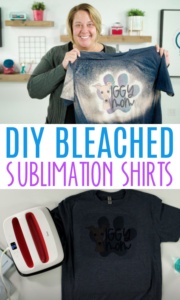 DIY Bleached Sublimation Shirts - Makers Gonna Learn