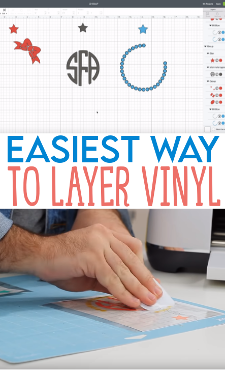Easiest Way To Layer Vinyl 1